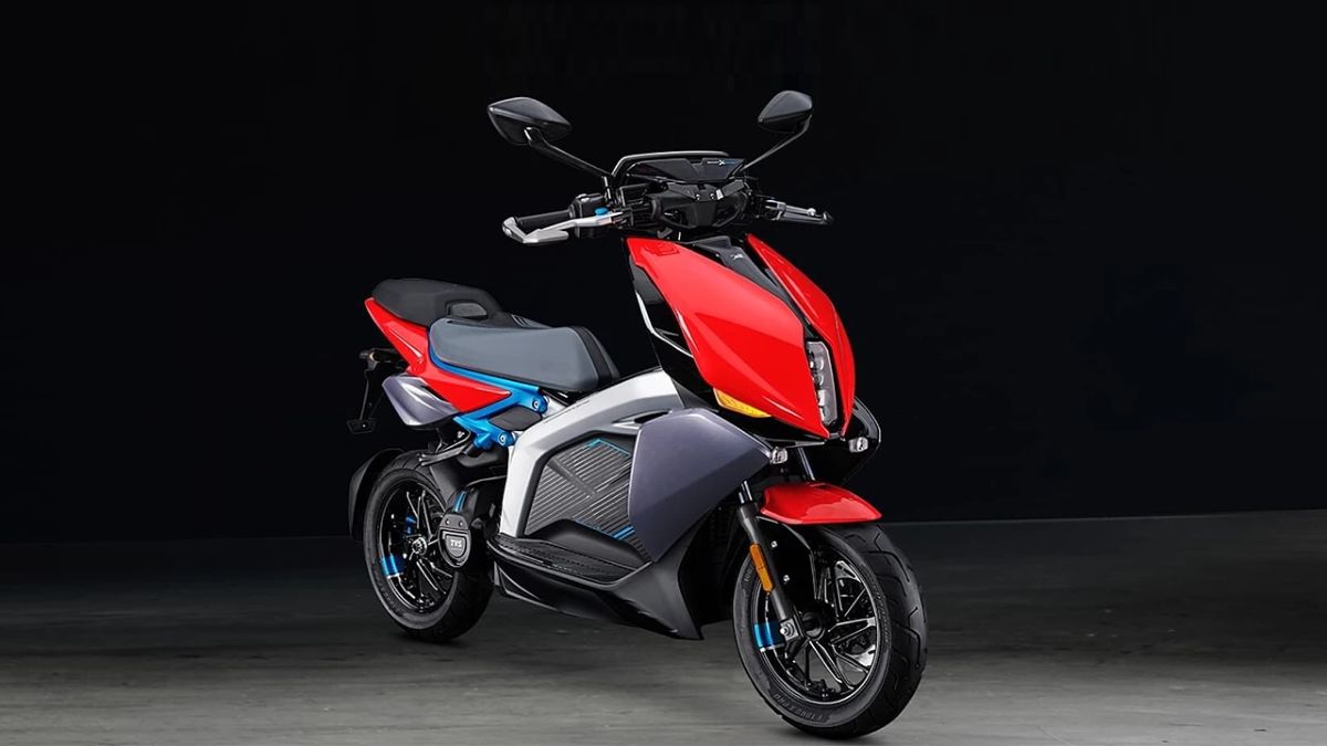 TVS X Electric Scooter, 7000 Watt Motor, Top Speed 105 Kilometer Per Hour, 2.3 Lakh Price, Best Mileage, Best Range, Best Features